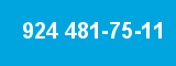 924 481-75-11